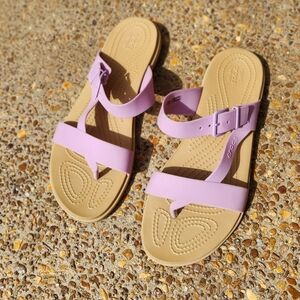 Crocs Tulum Sandal in Lavender